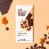 Unwrapped coffee toffee bar with handmade toffee
