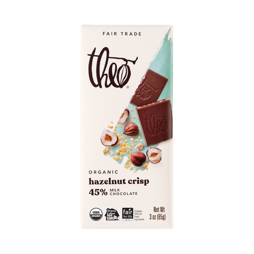 Theo Hazelnut Crisp 45% Milk Chocolate