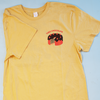 Chocolate Food Tee in yellow front of shirt
