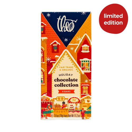 Theo Chocolate Holiday Variety 4-Pack