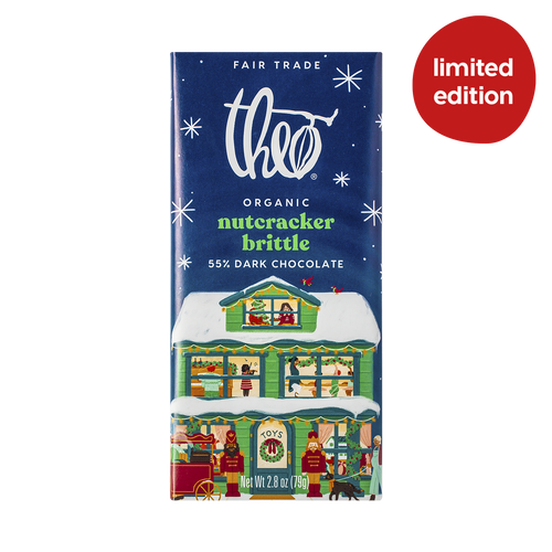 Theo Chocolate Nutcracker Brittle 55% Dark Chocolate
