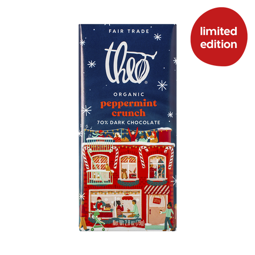 Theo Peppermint Crunch 70% Dark Chocolate