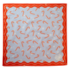 View of the entire light blue Pattern with candy canes