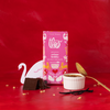 Theo Creme Brulee 45% Milk Chocolate Bar unwrapped with ingredients
