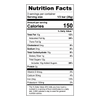 Theo Creme Brulee 45% Milk Chocolate Bar Nutrition Facts Panel