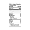 Chocolate Hazelnut Crisp 70% Filled Dark Chocolate Bar nutrition facts panel