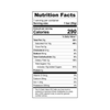 Theo Chocolate Peanut Butter Brittle 70% Filled Dark Chocolate Bar nutrition facts panel
